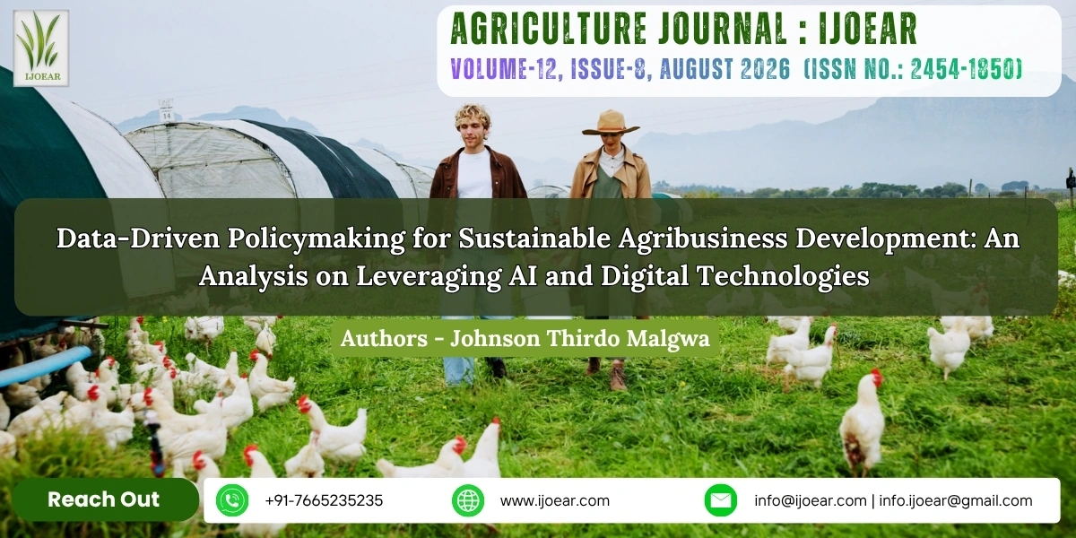 Data-Driven Policymaking for Sustainable Agribusiness Development: An Analysis on Leveraging AI and Digital Technologies
