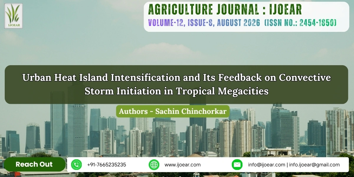 Urban Heat Island Intensification and Its Feedback on Convective Storm Initiation in Tropical Megacities