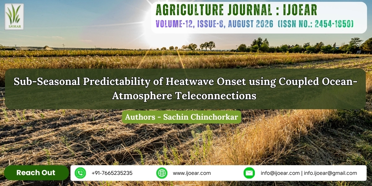 Sub-Seasonal Predictability of Heatwave Onset using Coupled Ocean-Atmosphere Teleconnections