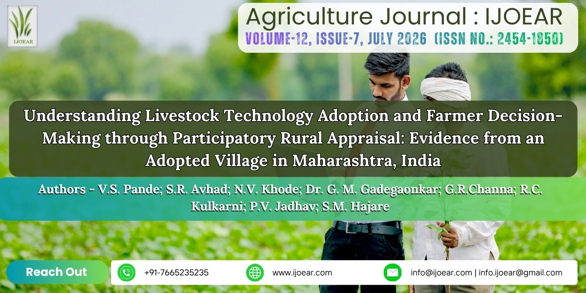 Understanding Livestock Technology Adoption and Farmer Decision-Making through Participatory Rural Appraisal: Evidence from an Adopted Village in Maharashtra, India