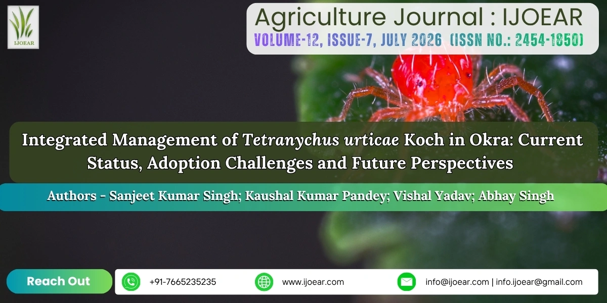 Integrated Management of Tetranychus urticae Koch in Okra: Current Status, Adoption Challenges and Future Perspectives