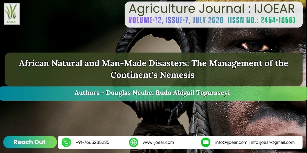 African Natural and Man-Made Disasters: The Management of the Continent's Nemesis