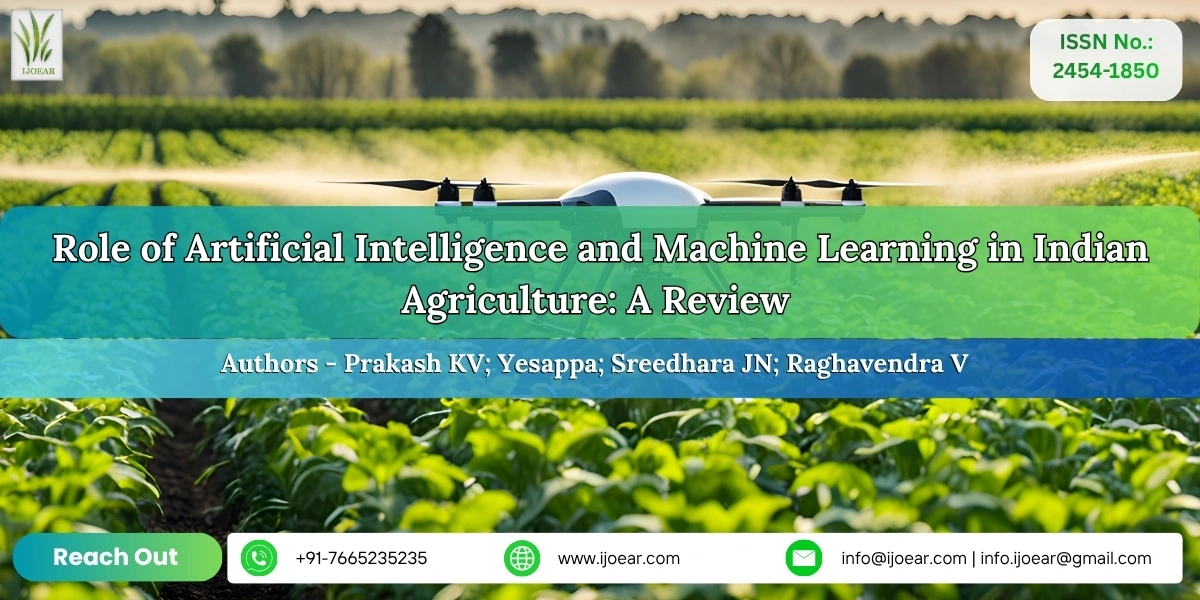 Role of Artificial Intelligence and Machine Learning in Indian Agriculture: A Review