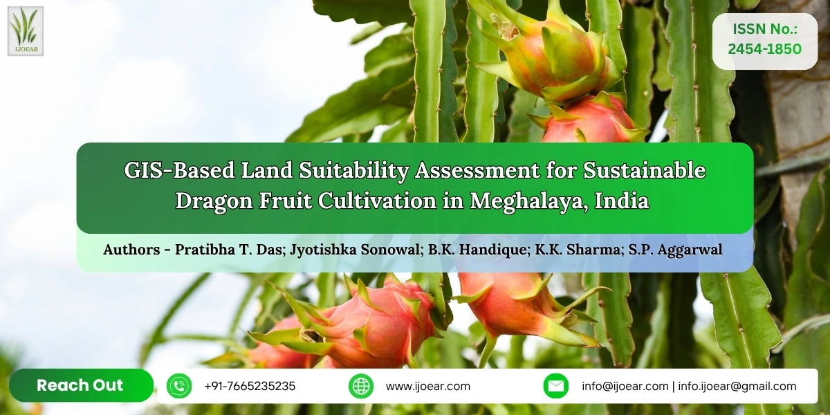 GIS-Based Land Suitability Assessment for Sustainable Dragon Fruit Cultivation in Meghalaya, India