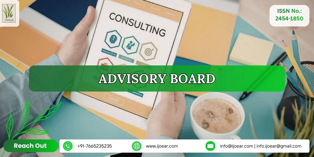 Advisory Board – International Journal of Environmental and Agriculture Research