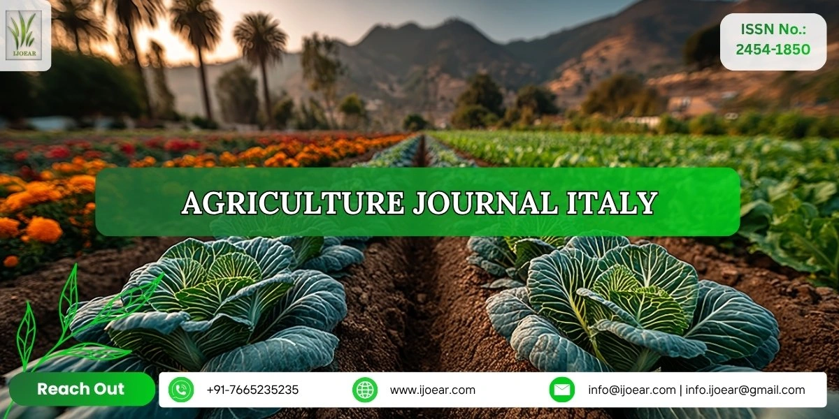 Agriculture Research Italy - Wine, Olives, Pasta Wheat, Cheese, and Sustainable Farming | IJOEAR
