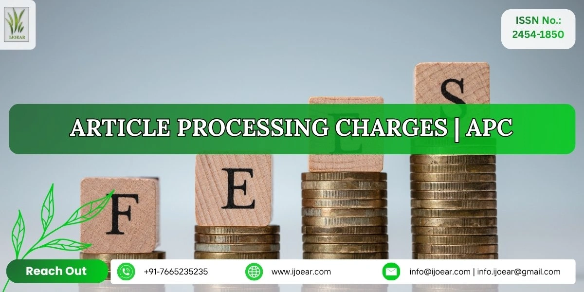 IJOEAR Article Processing Charges - APC Fee Structure
