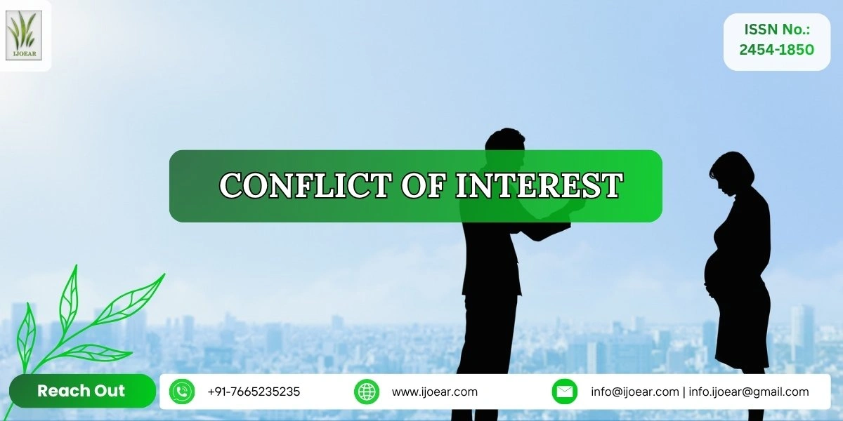 IJOEAR Conflict of Interest Policy - Disclosure Guidelines for Authors, Reviewers, and Editors