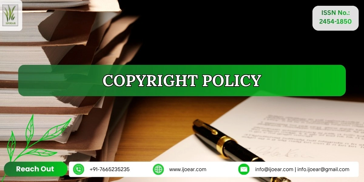 IJOEAR Copyright Policy - Copyright Ownership and Infringement Procedures