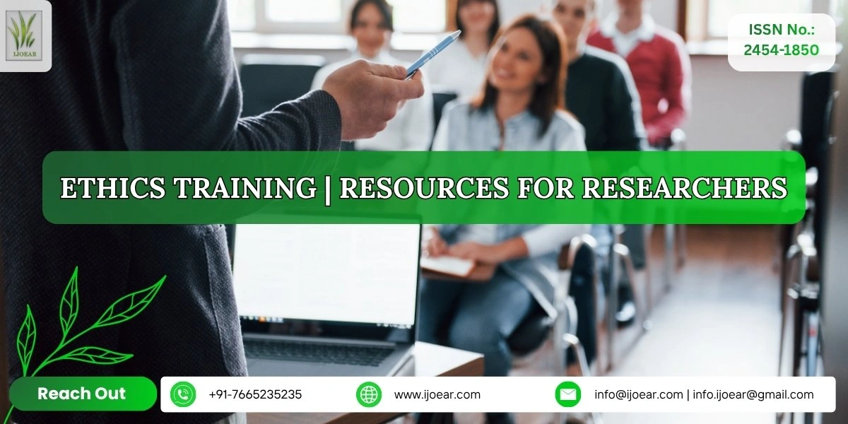 IJOEAR Ethics Training - Publication Ethics and Research Integrity Education