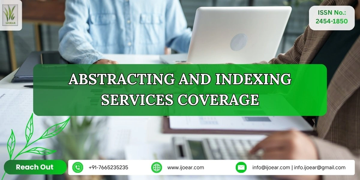 IJOEAR Abstracting and Indexing Services – Global Research Visibility
