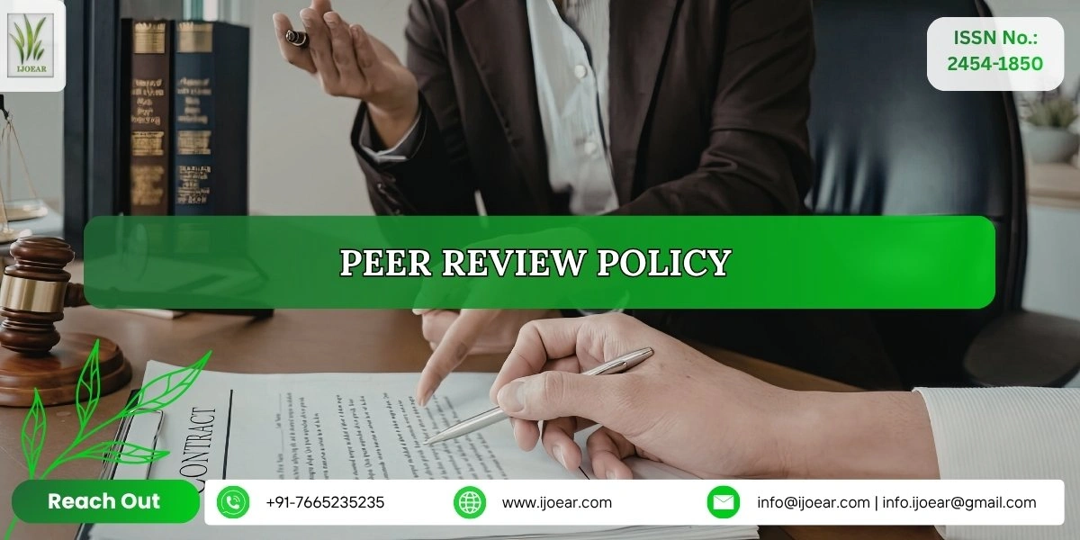 IJOEAR Peer Review Policy - Double-Blind Review Process Guidelines