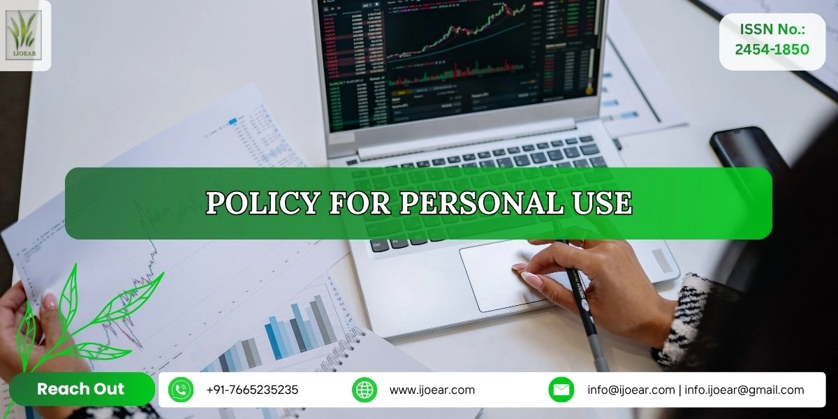 IJOEAR Policy for Personal Use - Guidelines for Individual Access to Journal Content