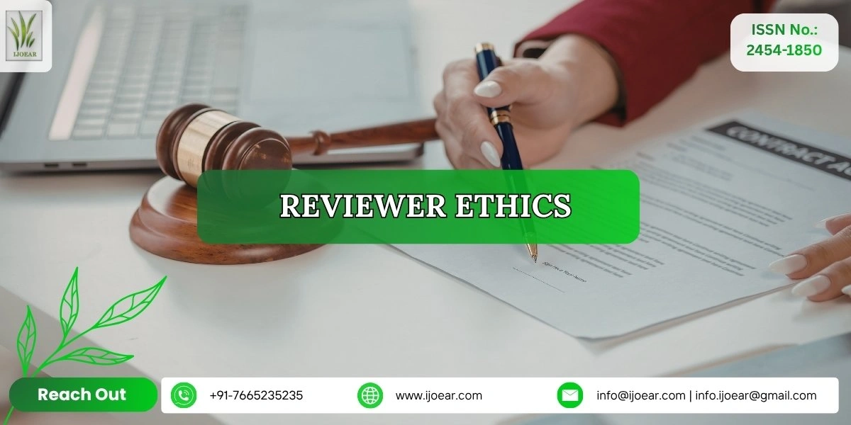 IJOEAR Reviewer Ethics - Ethical Guidelines for Peer Reviewers
