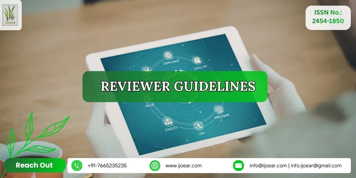 IJOEAR Reviewer Guidelines - Comprehensive Peer Review Instructions