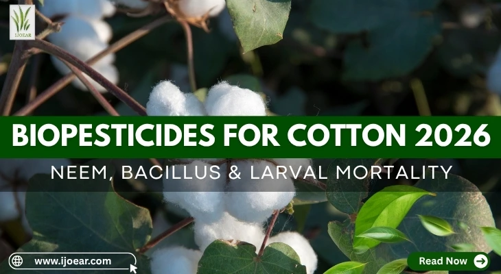 Biopesticides for Cotton 2026: Neem, Bacillus & Larval Mortality Guide