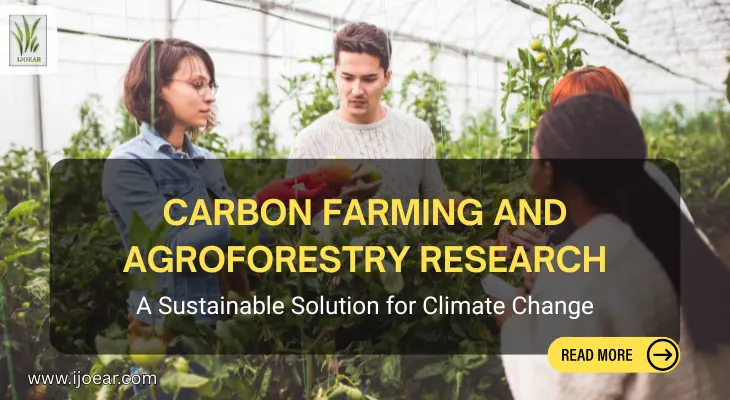 Carbon Farming and Agroforestry Research: A Sustainable Solution for Climate Change