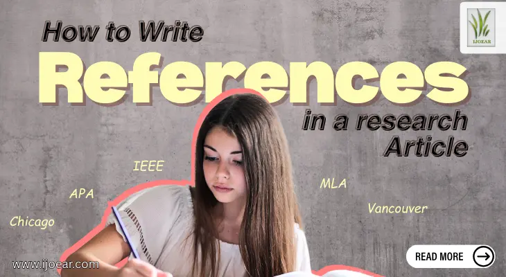 How to Write References in a Research Article: A Complete Guide