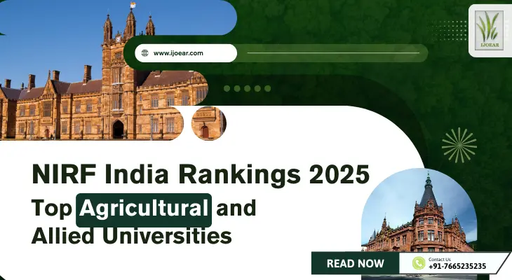 NIRF India Rankings 2025: Top Agricultural and Allied Universities