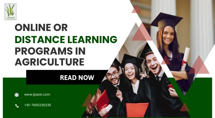 Online or Distance Learning Programs in Agriculture