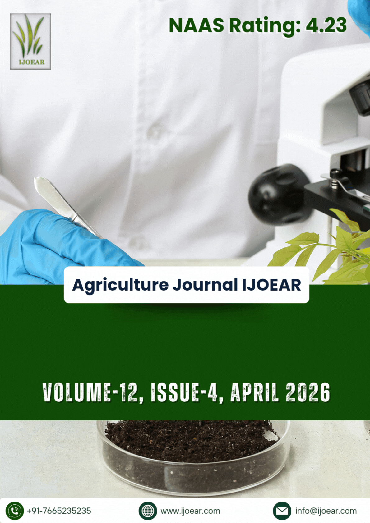 Agriculture Journal IJOEAR Call for Papers